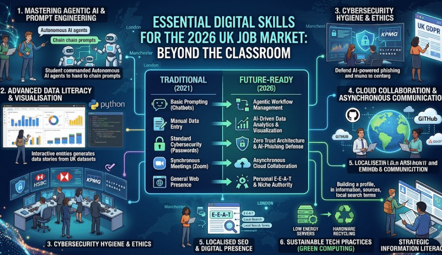 Essential Digital Skills for the 2026 UK Job Market: Beyond the Classroom