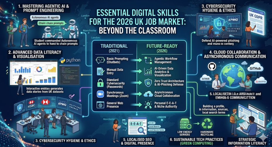 Essential Digital Skills for the 2026 UK Job Market: Beyond the Classroom